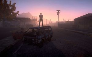 Hvis han står helt stille kan det hende de tror han er en statue. (bilde: Sony Online Entertainment).