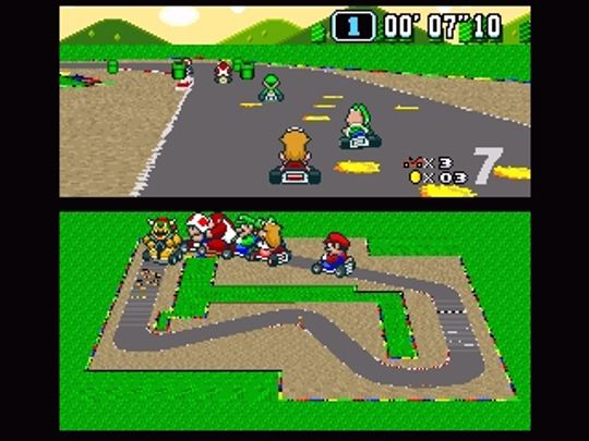 Super Mario Kart.