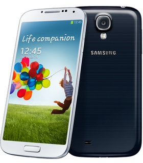 Samsungs Galaxy S4 dukker opp på plass nummer tre.
