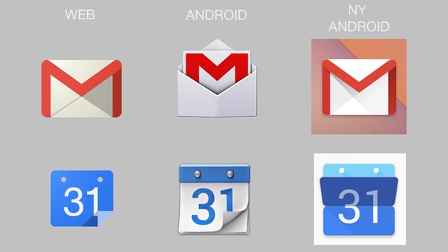 Slik ser de nye Android-ikonene ut