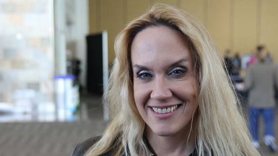 Brenda Romero under GDC14 (Bilde: Jens Erik Vaaler, Gamer.no).