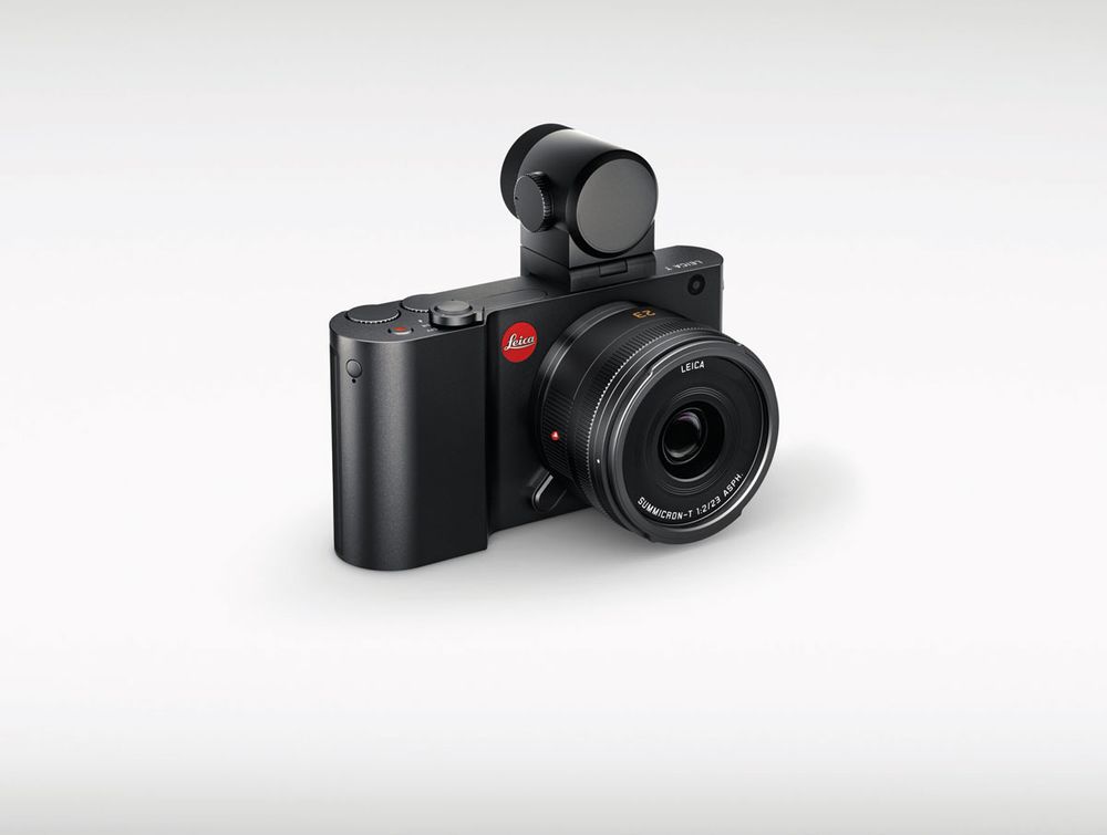 Leica T finnes også i svart.