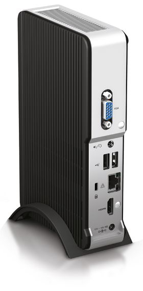 Intel NUC DE3815TYKHE kan ligge eller stå.
