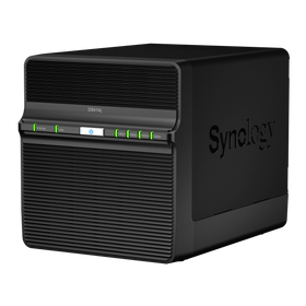 Synology DiskStation DS414j er nesten litt retro i stilen.