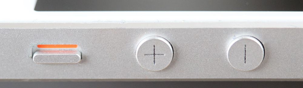Designdetalj fra iPhone 5S.