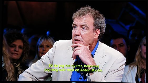 Jeremy Clarkson ser skarpere ut oppskalert.