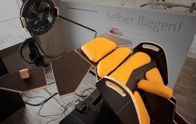 Slik ser Birdly ut, uten en pilot.