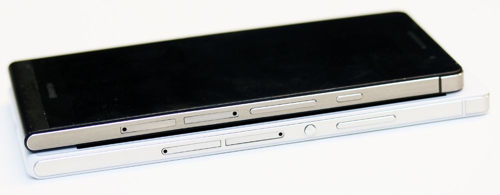 Huawei P7 er en tanke større enn Huawei P6, men til gjengjeld har dem større skjerm med høyere oppløsning, raskere prosessor, LTE (4G) og større batteri.