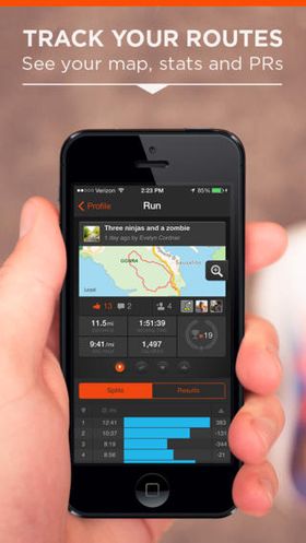 Strava (iOS).
