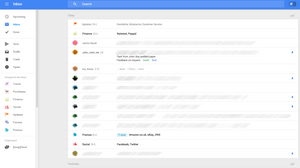 Slik ser en testversjon av nye Gmail ut.