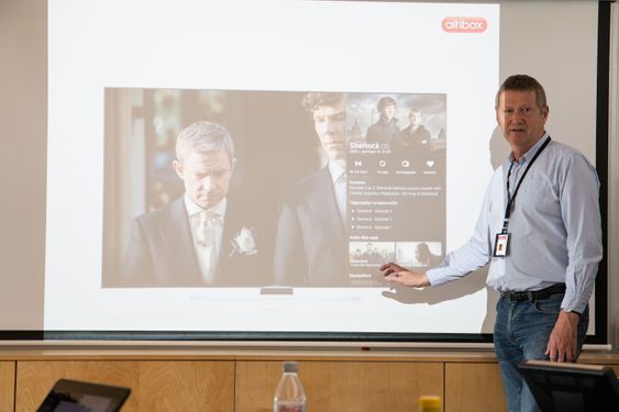 Altibox' leder for underholdning, Sven Aronsen.