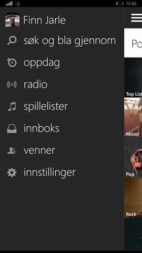 Det har kommet til flere nye valg i Spotify-menyen.