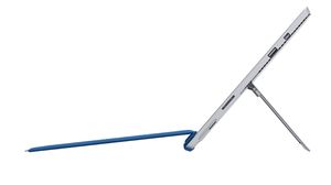 Surface Pro 3 med tastatur, sett fra siden.