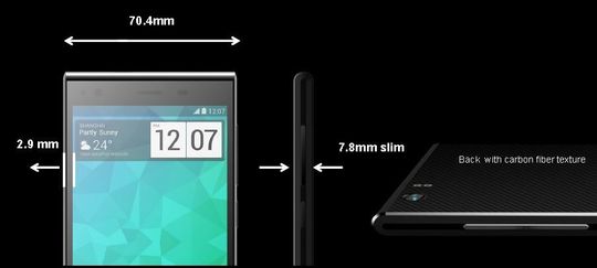 Slik presenterer ZTE telefonen Blade Vec 4G.