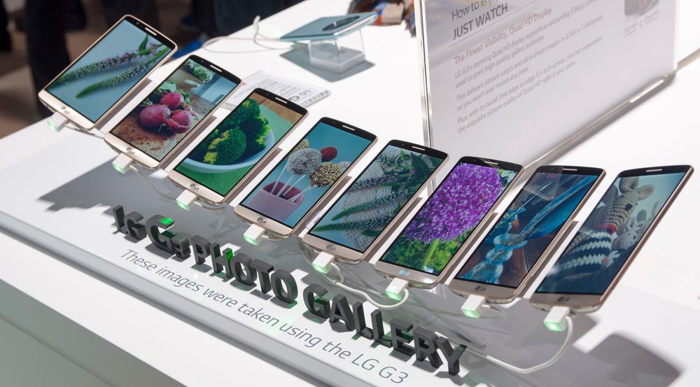 LG har alltid vært flinke til å stille ut produktene sine på lanseringer. Her viser de frem et utvalg bilder tatt med telefonen.