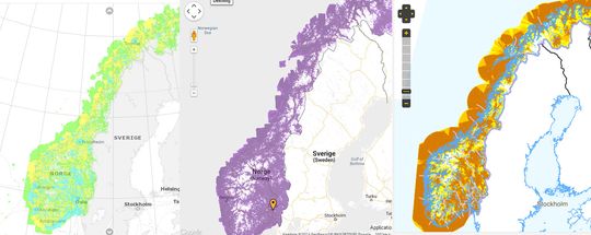 I dag er det store variasjoner mellom operatørenes dekningskart.