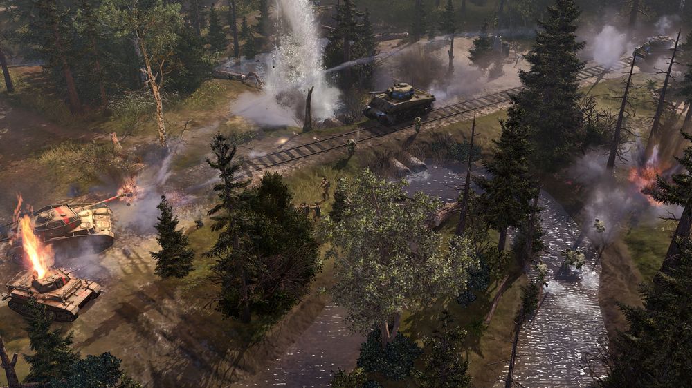 Det nye skogsområdet i Company of Heroes 2: The Western Front Armies (Skjermbilde: Relic Entertainment).