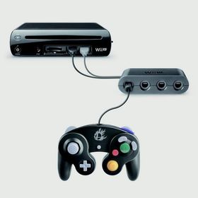 Wii Us adapter for GameCube-kontrolleren.