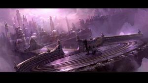 Konseptkunst fra Warcraft-filmen.