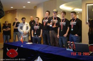 Her har Catch-Gamer akkurat vunnet Counter-Strike-turneringen under CPL World Tour 2005 i Tyrkia. Fra venstre: Jonas «Luke», Geir-Stian «juve9le» Ravndal Svendsen, Jonas Alsaker «bsl» Vikan, Jon Thomas «Day» Rudstrøm og Tore «Juzam» Aronsen (Juzam).