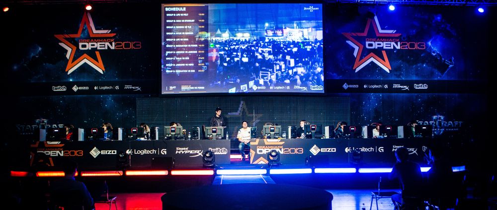 Fra StarCraft II-turneringen på Dreamhack Winter i fjor høst.