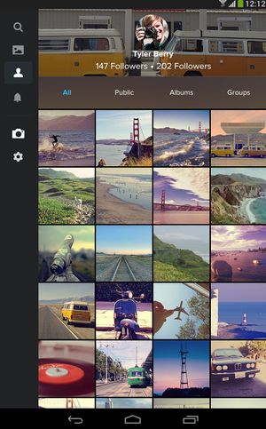 Flickr-appen.