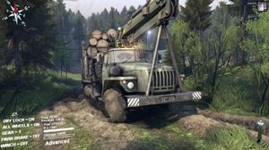 Spintires handler om å kjøre tømmer.