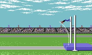 U.S. Gold tjente gode penger på å importere amerikanske storspill, som Summer Games fra Epyx, til Europa. (bilde: Joachim Froholt).