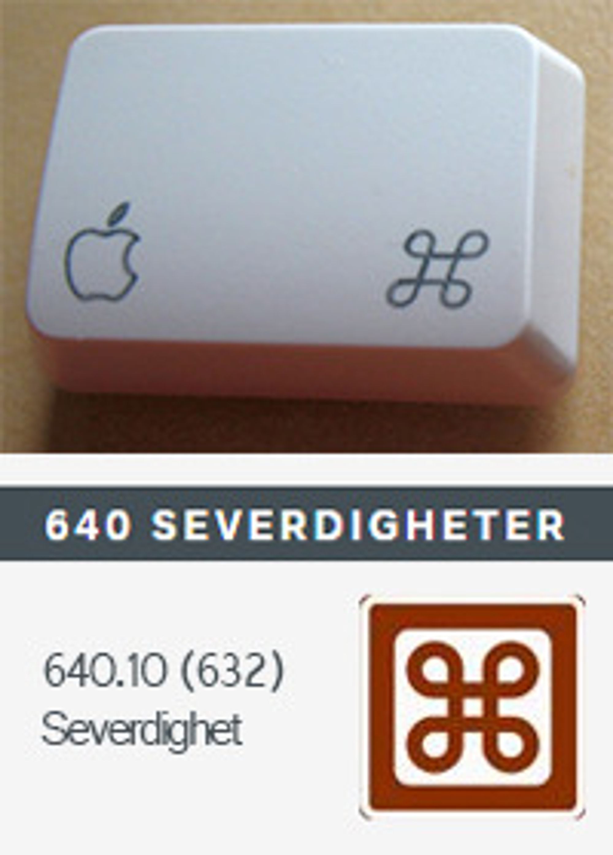 Samme symbol, flere bruksområder.