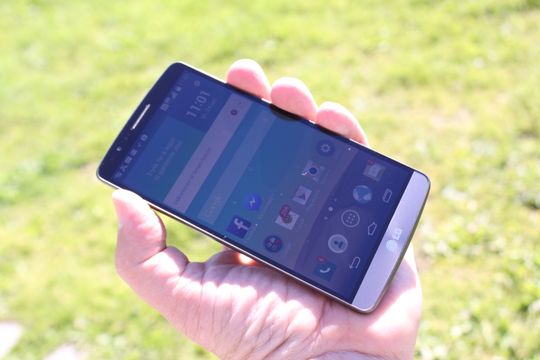 Skjermen i LG G3 er en av de beste vi har sett. Den er knivskarp og har god fargegjengivelse.