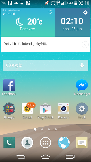 Det går mye i pasteller i LGs nye menysystem.
