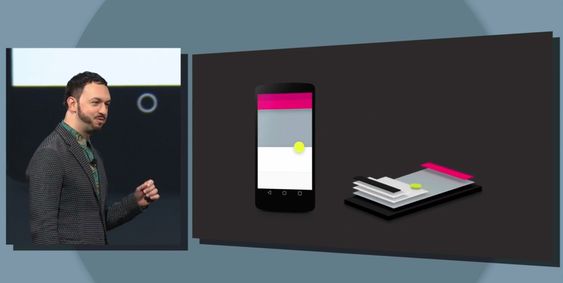 Matias Duarte er visepresident for design i Android-plattformen, og viste i kveld frem den nye designen Android L vil få.