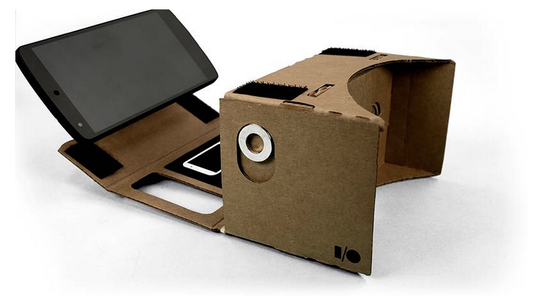 Google Cardboard skal du altså lage selv.