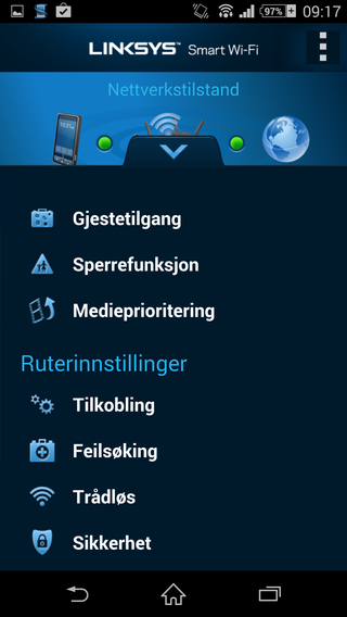 Full kontroll fra mobiltelefonen.