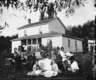 Bilde av familien Skavlem i Wisconsin, USA.