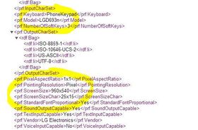Slik ser innholdet i User Agent-filen som omhandler LG G3 Stylus ut.
