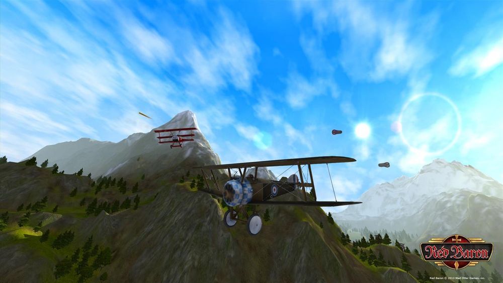Klassiske Red Baron kom ut i flere utgaver, deriblant en utgave som støttet de nye 3D-aksellerator-kortene.