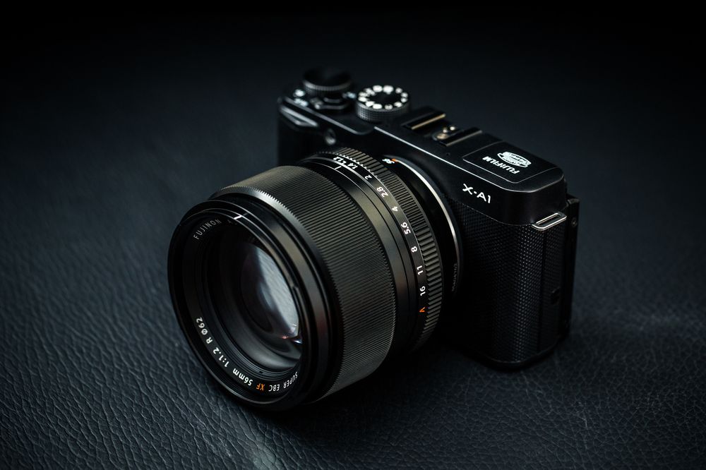 Fujifilm X-A1 med Fujinon XF 56mm f/1.2 R.