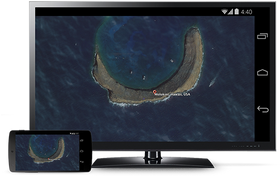 Nå kan du se akkurat det samme bildet på TV-en som på Androidtelefonen- eller nettbrettet.