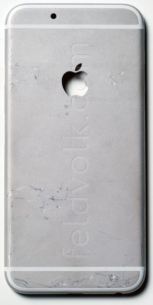 Baksiden til iPhone 6.