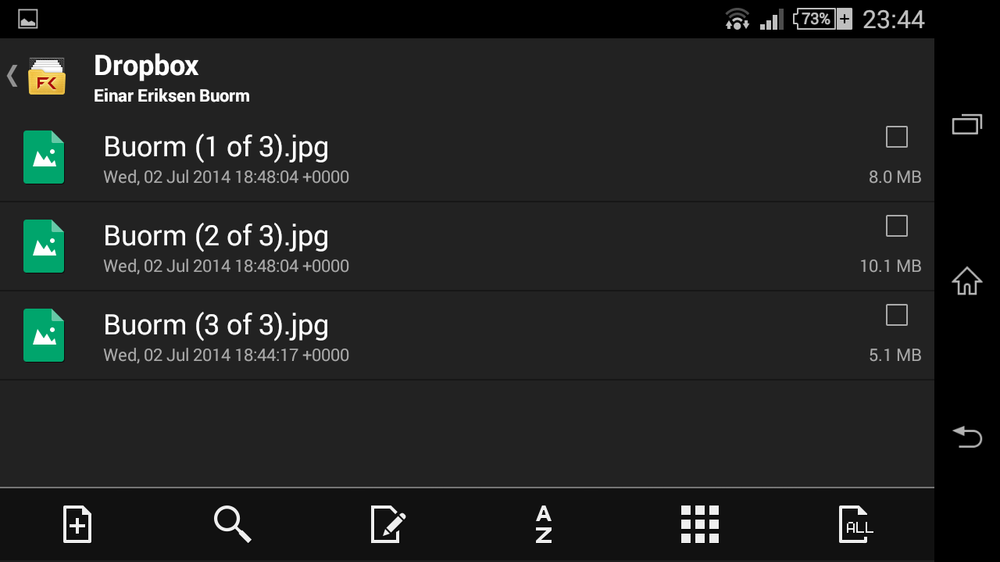 Mange filbehandlere kan gi direkte tilgang til Dropbox-filene dine.