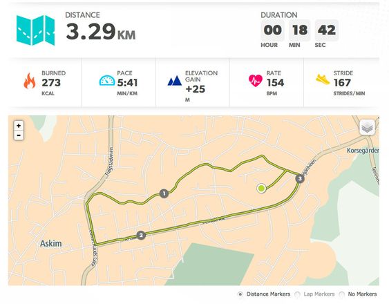 Via nettsiden TomTom MySports får du oversikt over treningen din. Treningen kan automatisk synkroniseres mot for eksempel Strava, Runkeeper eller Endomondo.
