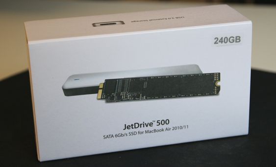 Transcend JetDrive 500 med alt inkludert.