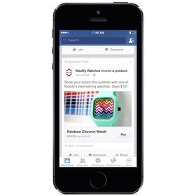Facebook sin «Kjøp»-knapp er for øyeblikket i en testfase.