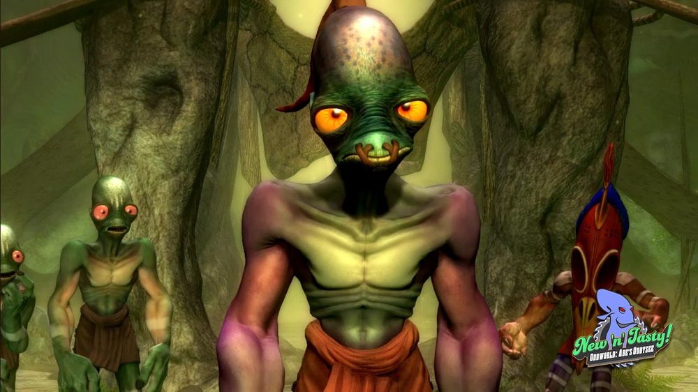 Filmsekvensene har også fått et enormt løft. (Skjermbilde: Oddworld Inhabitants).