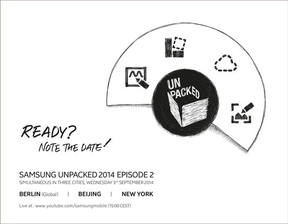 Slik ser invitasjonen til årets andre Unpacked-arrangement ut. Den levner liten tvil om hvilken telefon som blir stjernen i showet.