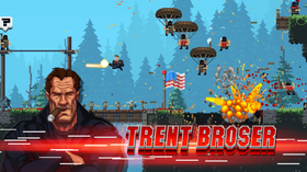 Trent Broser er ein av dei sju våpenglade heltane i The Expendabros.