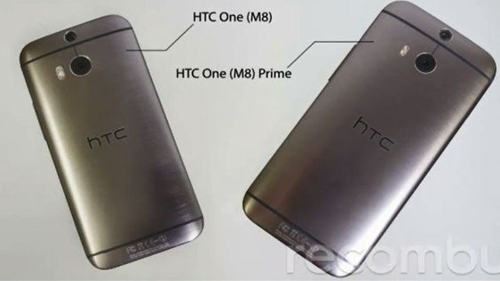 Den til høyre skal være HTC One Max M8, ifølge ryktene.