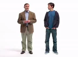 Slik så PC vs Mac-reklamene fra 2006 ut. .