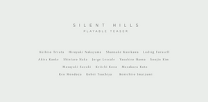 Silent Hills?